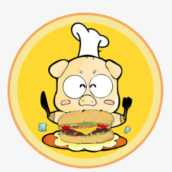 猪扒猪扒包logo图标高清图片