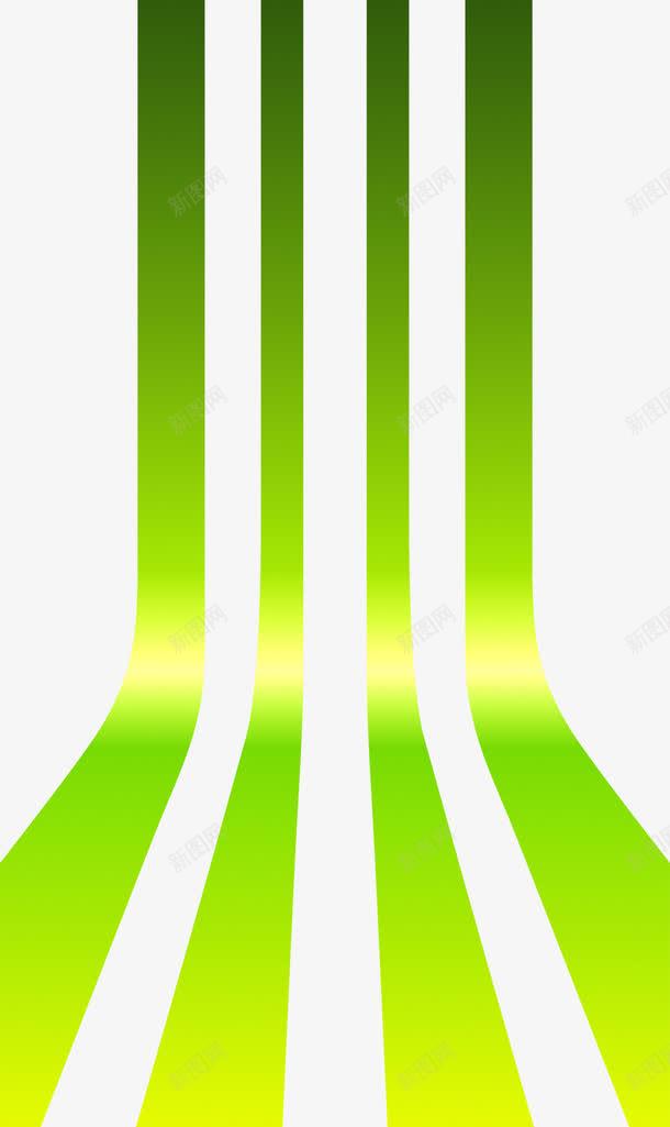线型渐变条纹png免抠素材_新图网 https://ixintu.com 条纹 渐变 线型 线条 绿色