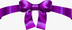 紫色蝴蝶结缎带婚礼素材