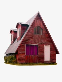 欧式小木屋装饰图案素材