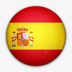 西班牙风情标志图标国旗对西班牙世界标志图标高清图片