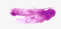 紫色方框紫色水彩笔刷高清图片