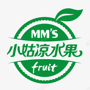 小姑凉水果logo图标图标