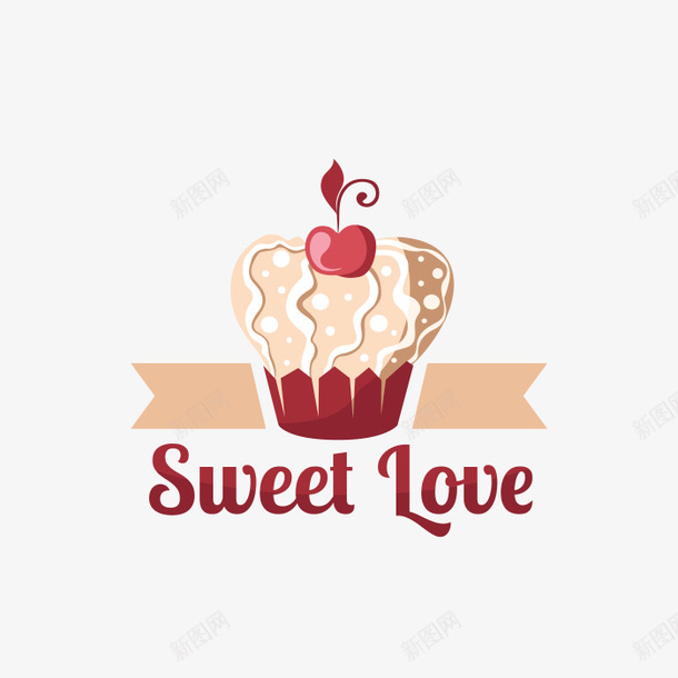 sweetlovepsd免抠素材_新图网 https://ixintu.com 卡通素材 婚庆素材 甜品 红色 结婚素材 英文字母