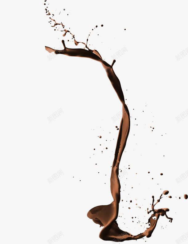 咖啡泼墨png免抠素材_新图网 https://ixintu.com 咖啡 手绘 水滴 水状 泼墨 洒落 简图 饮料
