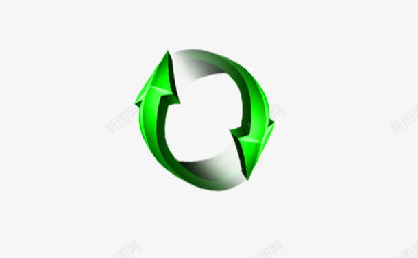 绿色循环箭头png免抠素材_新图网 https://ixintu.com 交流 绿色循环箭头 转化