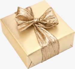 金色的礼物盒精致金色礼盒高清图片