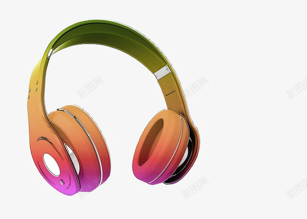 绚丽彩色耳机结构png免抠素材_新图网 https://ixintu.com 免抠 大耳机 彩色 数码产品 渐变 炫酷 耳机 耳机结构
