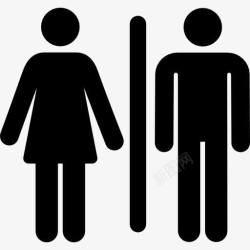 男人标志厕所图标高清图片