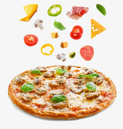 西红柿披萨意大利美味披萨高清图片