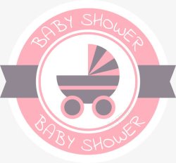 刚出生的婴儿粉色baby标签高清图片