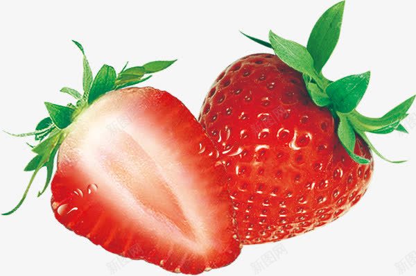 草莓png免抠素材_新图网 https://ixintu.com 健康 农业 扣好的水果 水果 瓜果 绿色 蔬菜