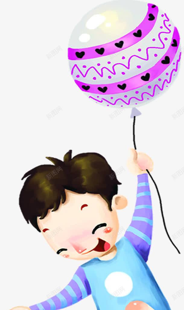 紫色卡通可爱爱心气球儿童png免抠素材_新图网 https://ixintu.com 儿童 卡通 可爱 气球 爱心 紫色