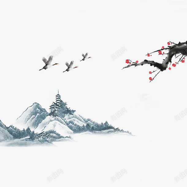 淡雅典雅山水墨画png图片免费下载 素材7xigeqvuj 新图网 淡雅典雅山水墨画png图片免费下载 素材7xigeqvuj 新图网