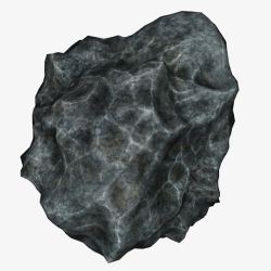 陨石坠落黑色陨石高清图片