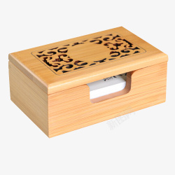 木质名片盒实木雕花古风名片盒名片架名片收高清图片