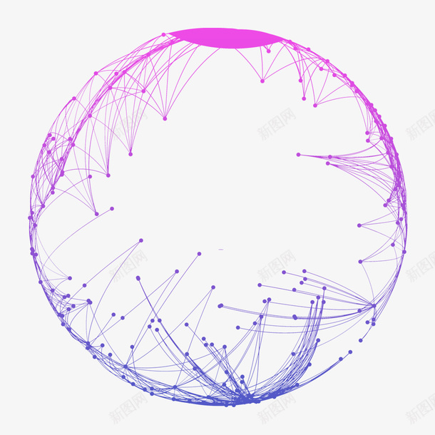 紫色渐变创意网格球体图标png_新图网 https://ixintu.com 创意网格 地球 技术 渐变 点 现代 球体 球形网络 矢量全球 矢量图标 矢量球 紫色 网络 虚线 轮