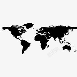 内蒙古手绘地世界地图高清图片