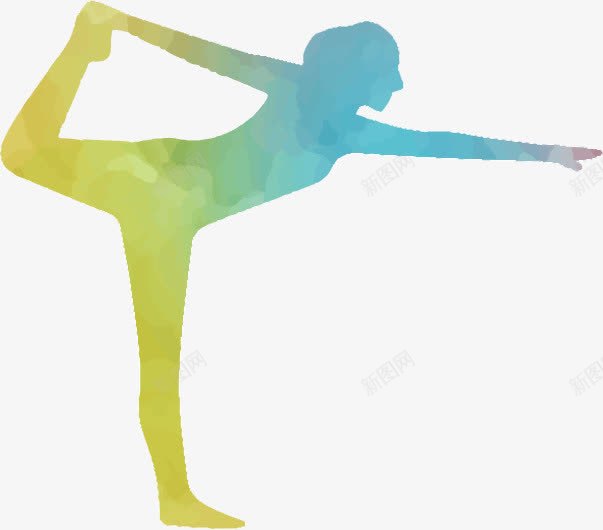 水彩做瑜伽的美女png免抠素材_新图网 https://ixintu.com 人物剪影 健美 健身 女性 水彩 瑜伽 运动 锻炼