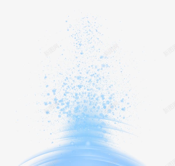 蓝色发光背景png免抠素材_新图网 https://ixintu.com EPS 光效 发光 粒子光 背景 蓝色