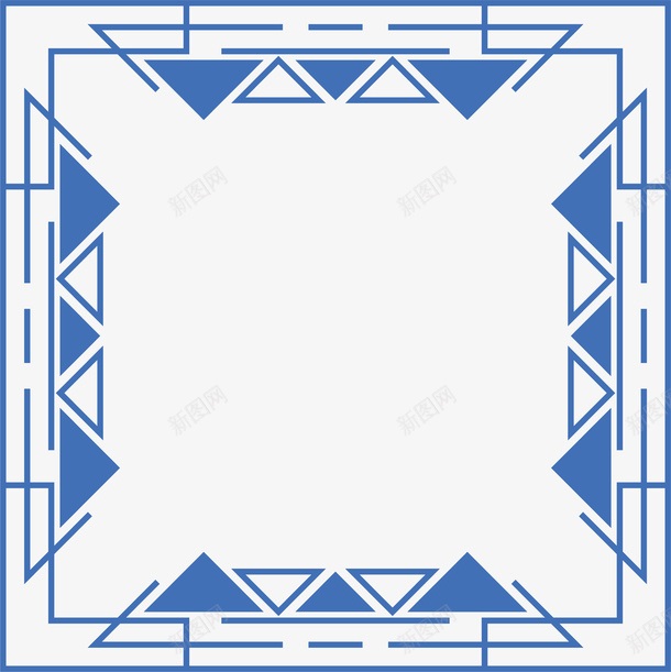 简约手绘线条边框纹理矢量图ai免抠素材_新图网 https://ixintu.com 创意几何形状 图案 形状 手绘线条 简单几何 边框 矢量图