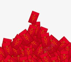 5动节日堆积的红包高清图片