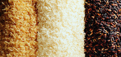 黑米摄影糙米白米大米黑米粗粮杂粮背景高清图片
