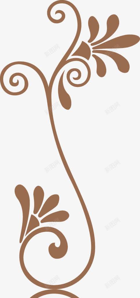 边框png免抠素材_新图网 https://ixintu.com 剪影 古典 复古 植物 欧式 花纹 花边 边框