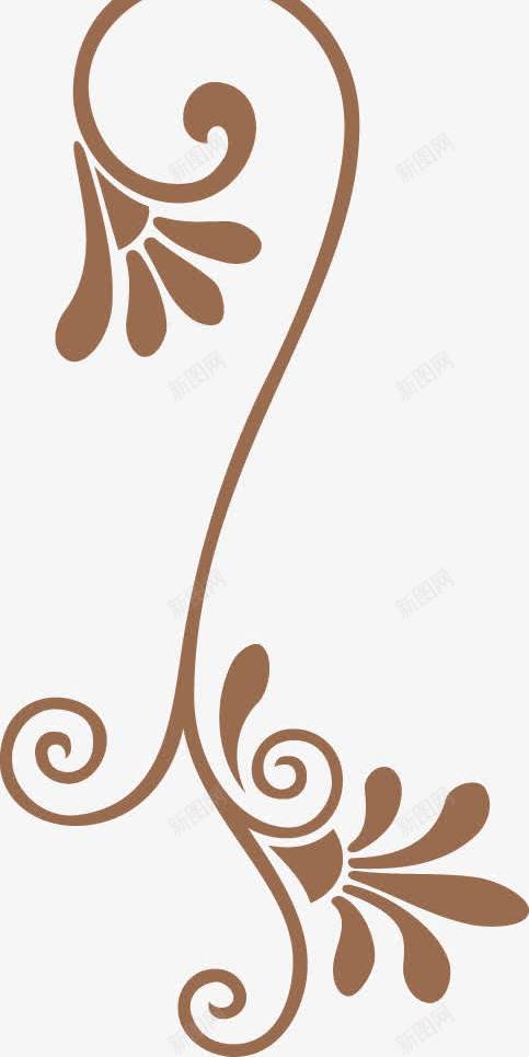 边框png免抠素材_新图网 https://ixintu.com 剪影 古典 复古 植物 欧式 花纹 花边 边框