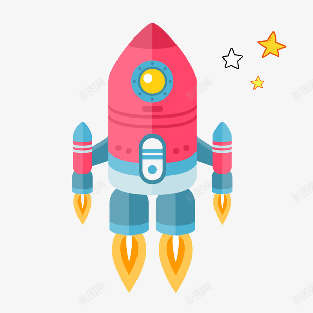 火箭太空航天矢量图图标ai_新图网 https://ixintu.com 人造卫星 免抠图 动漫图标 图标 外星人 外星飞碟 天体 太空 宇宙船 宇宙飞船 星球 月球 流星 火箭 矢量图 航天 航天员
