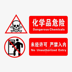 平面化学素材卡通化学品危险品标示符的PSD高清图片