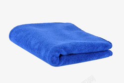 蓝色毛茸茸洗车毛巾素材
