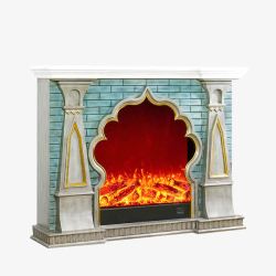 复古壁炉欧式地中海风格壁炉高清图片