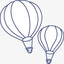 卡通热气球蓝色效果图png免抠素材_新图网 https://ixintu.com 卡通 效果图 热气球 蓝色