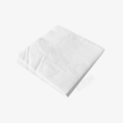 一叠白色吸油纸餐巾纸素材