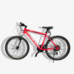 自行车红色红色自行车高清图片