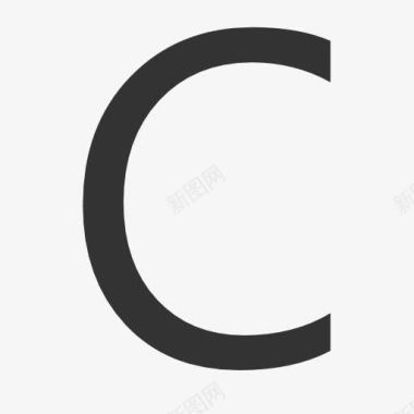 大写字母Cicon图标图标