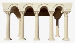 欧式柱子复古欧式建筑柱子高清图片