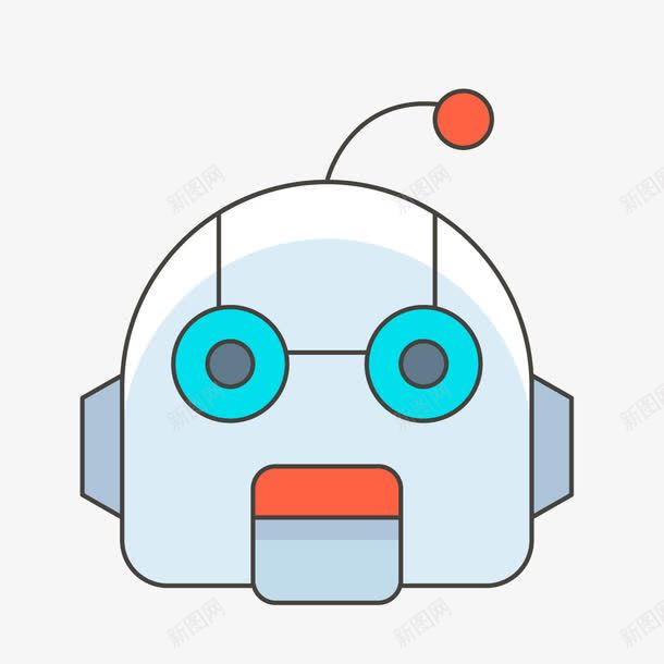 机器人头像表情png免抠素材_新图网 https://ixintu.com 动漫表情 可爱表情 微信表情