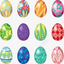 彩蛋图案手绘彩蛋高清图片