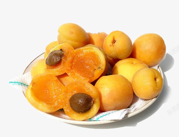 杏子png免抠素材_新图网 https://ixintu.com 新鲜水果素材 杏子 水果 鲜果