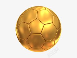 室外设计足球金色足球高清图片