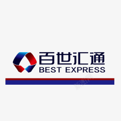 百世黑色百世汇通logo标志图标高清图片