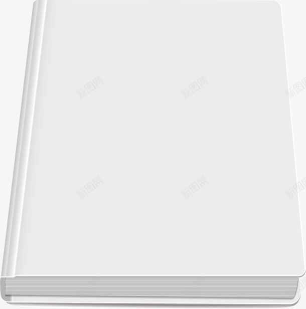 平放的白色书本png免抠素材_新图网 https://ixintu.com 书籍 免抠PNG 卡通 学习 教育 桌子上的书本 白本子 空白书本 笔记本 记录本