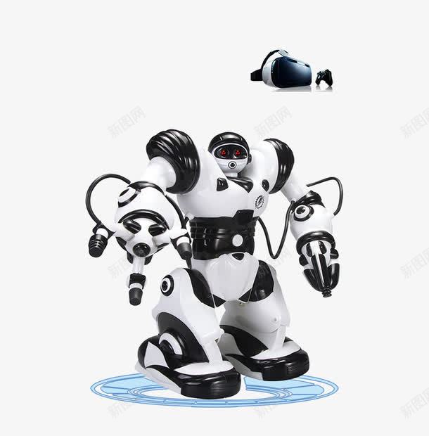 机器人时代png免抠素材_新图网 https://ixintu.com VR体验 人与机器 人工智能 人工智能博 人工智能时代 几何梦幻 引领未来科技 机器人时代 梦幻科技