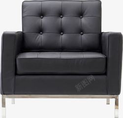 高档沙发椅黑色沙发高清图片