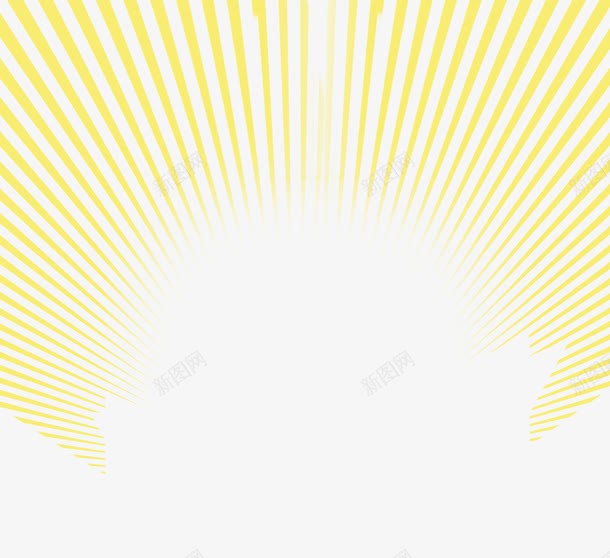 黄色发散的光效果图底图png免抠素材_新图网 https://ixintu.com 发散的光 底图发散光 黄色光