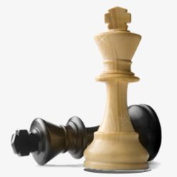 立体象棋子国际象棋子黑白高清图片