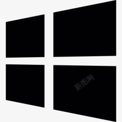Windows操作系统的标识Windows平台的标志图标高清图片
