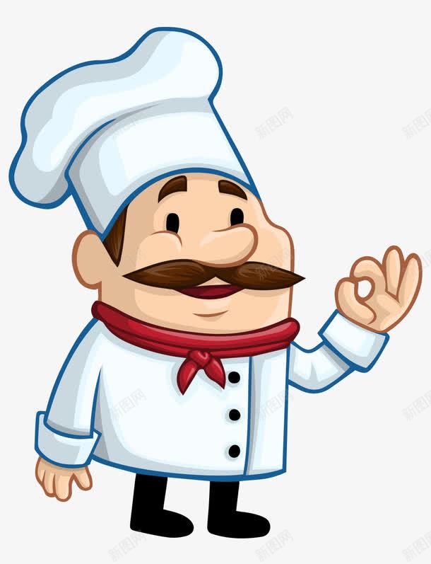 卡通手绘国外胡须矮小主厨png免抠素材_新图网 https://ixintu.com 卡通的人物 国外的厨师 手绘的主厨 矮小的主厨 胡须的厨师